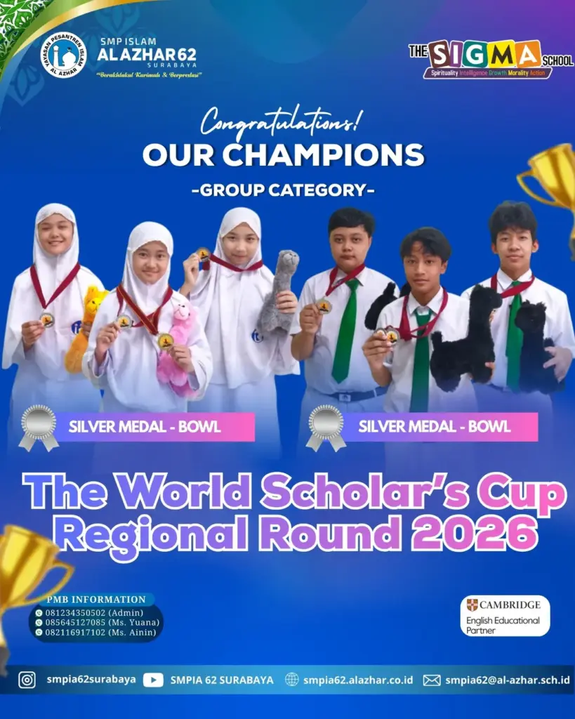 Murid SMPIA 62 Surabaya Borong Medali di WSC 2026!